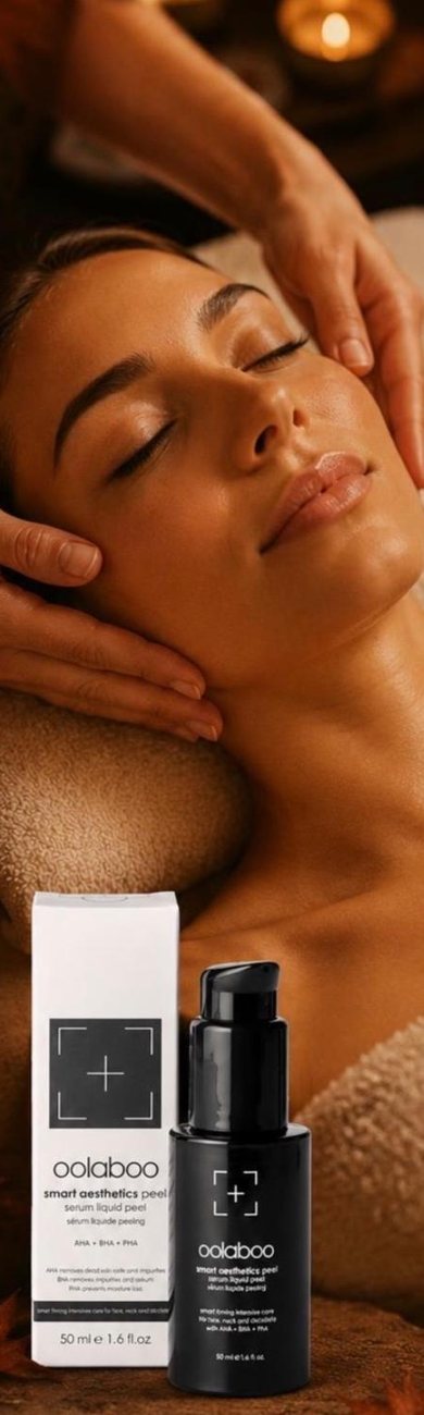 Gezichtsbehandeling met de Oolaboo SMART Aesthetics Liquid Peel